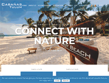 Tablet Screenshot of hotelcabanastulum.com